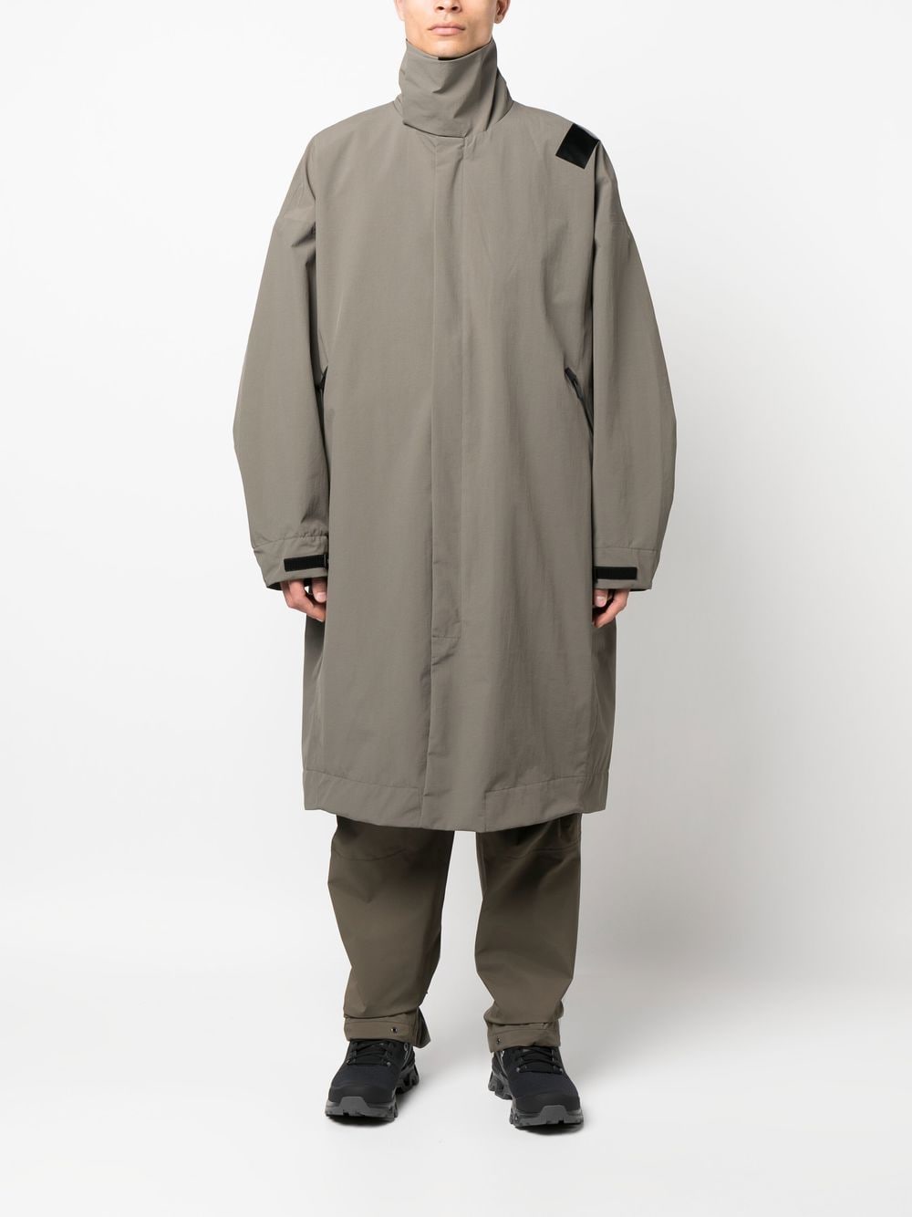 Templa Oversized trenchcoat - Groen