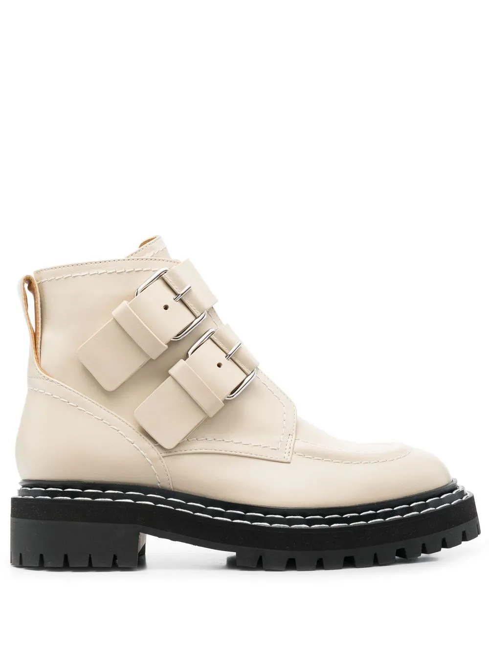 

Proenza Schouler lug-sole ankle boots - Neutrals