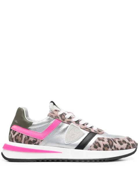 Philippe Model Paris Sneakers mit Leoparden-Print