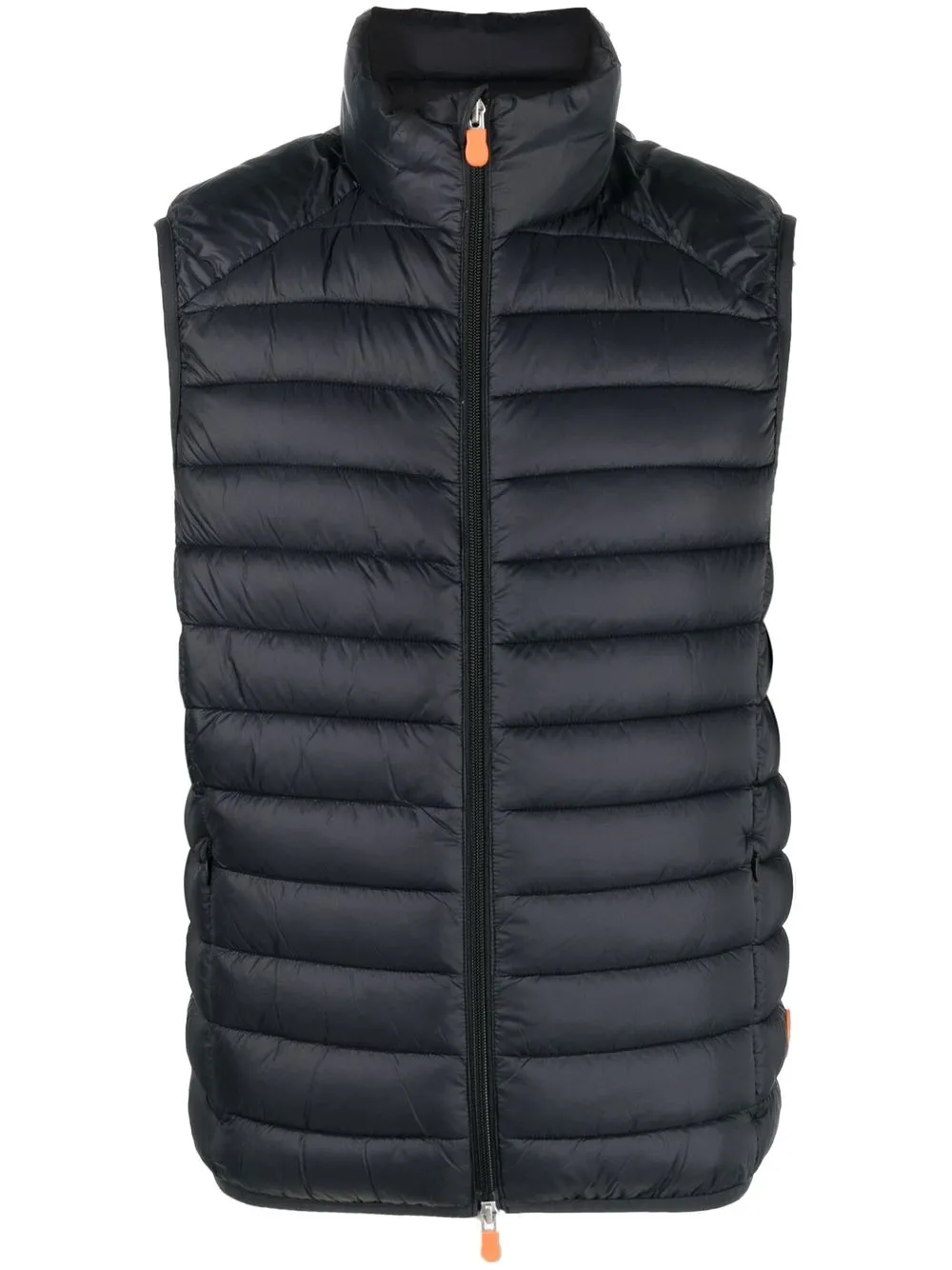 

Save The Duck quilted zip-up gilet - Black