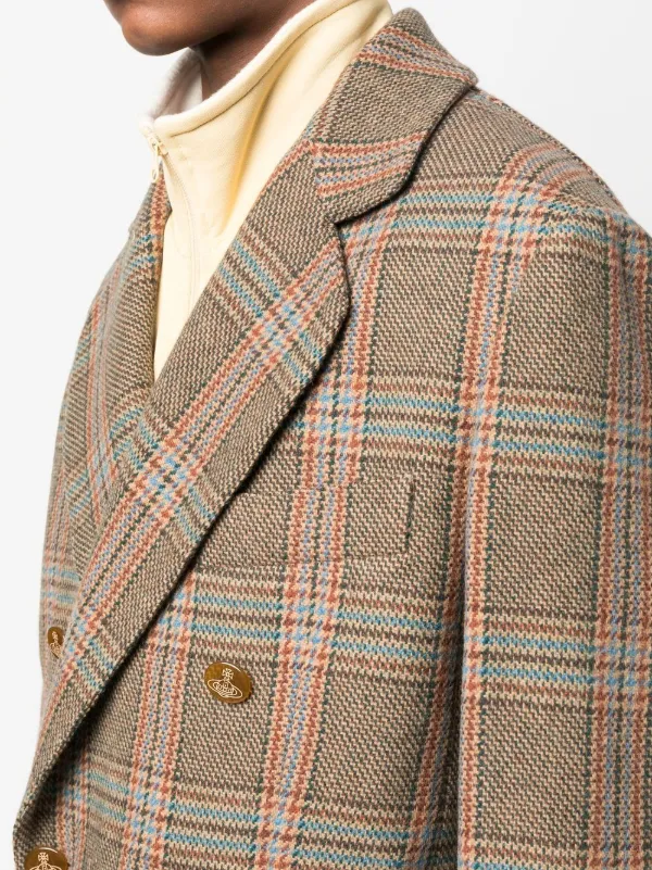 希少◆VivienneWestwood◆ チェック ダブル ウールコート 希少◇VivienneWestwood◇ チェック ダブル ウールコート 2025年