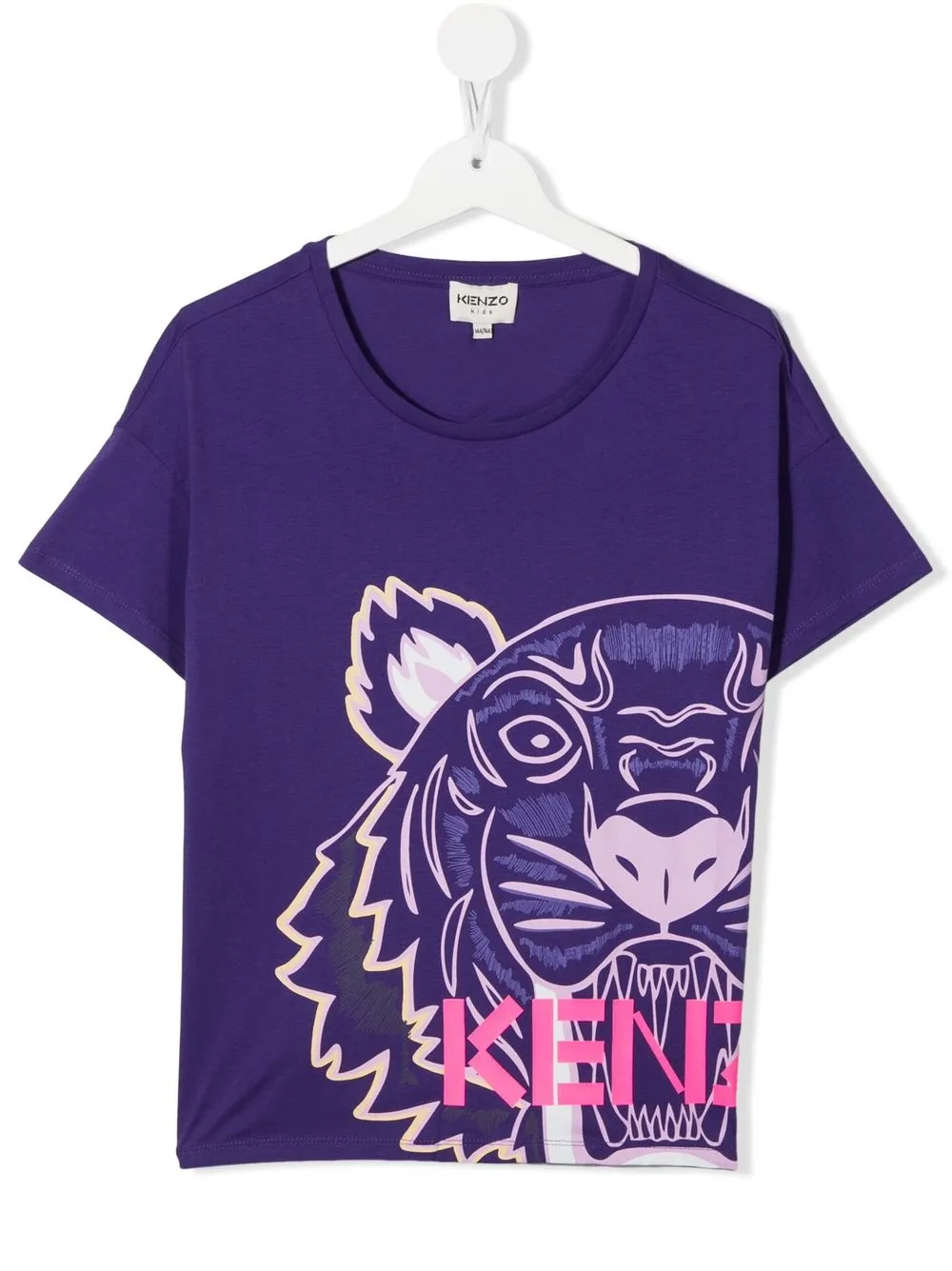 

Kenzo Kids playera manga corta con estampado Tigre - Morado