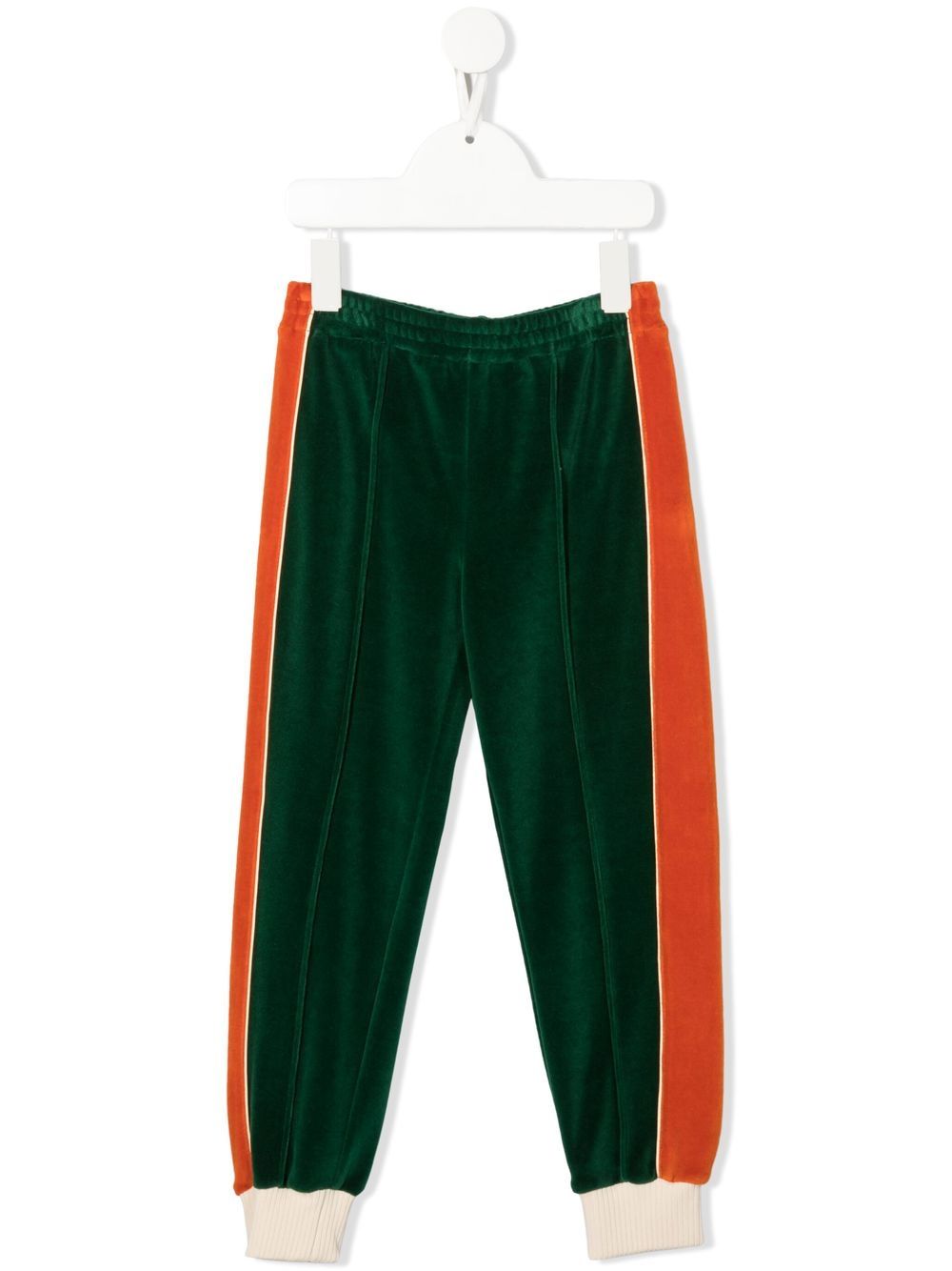 

Gucci Kids colour-block slim track trousers - Green