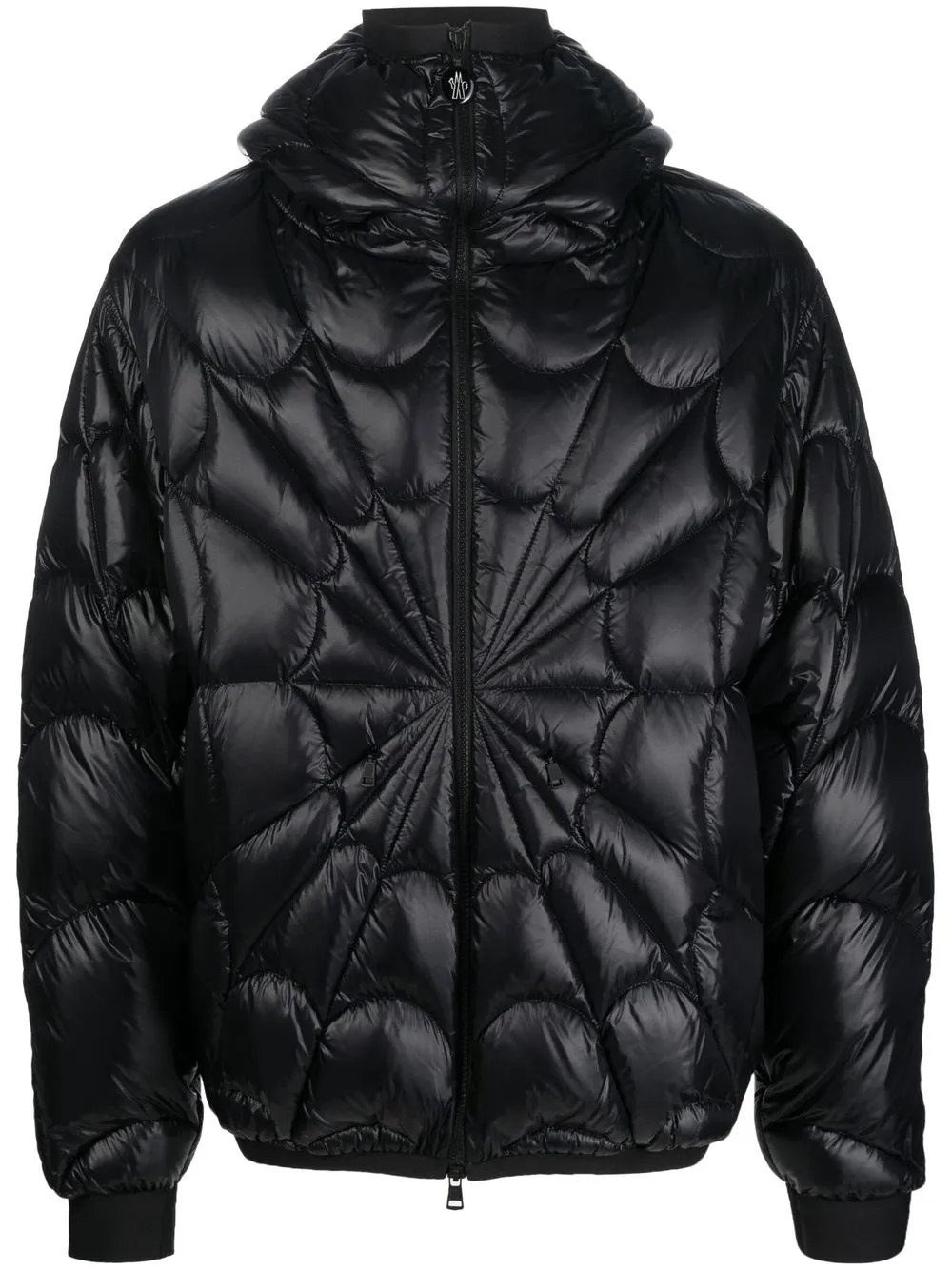 

Moncler padded high-shine jacket - Black