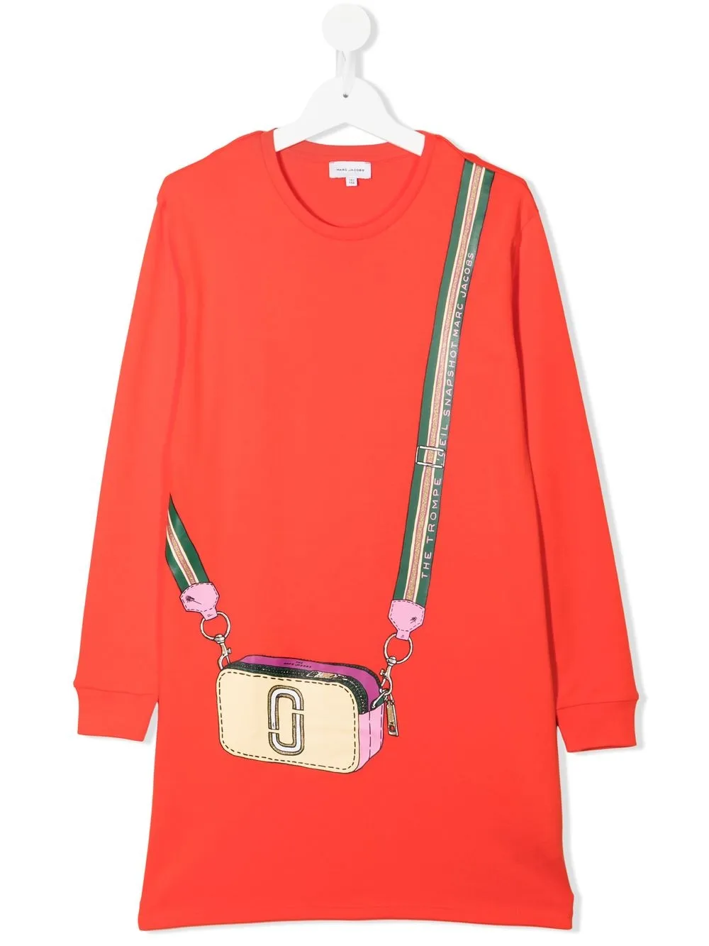 

Marc Jacobs Kids vestido con estampado gráfico - Naranja