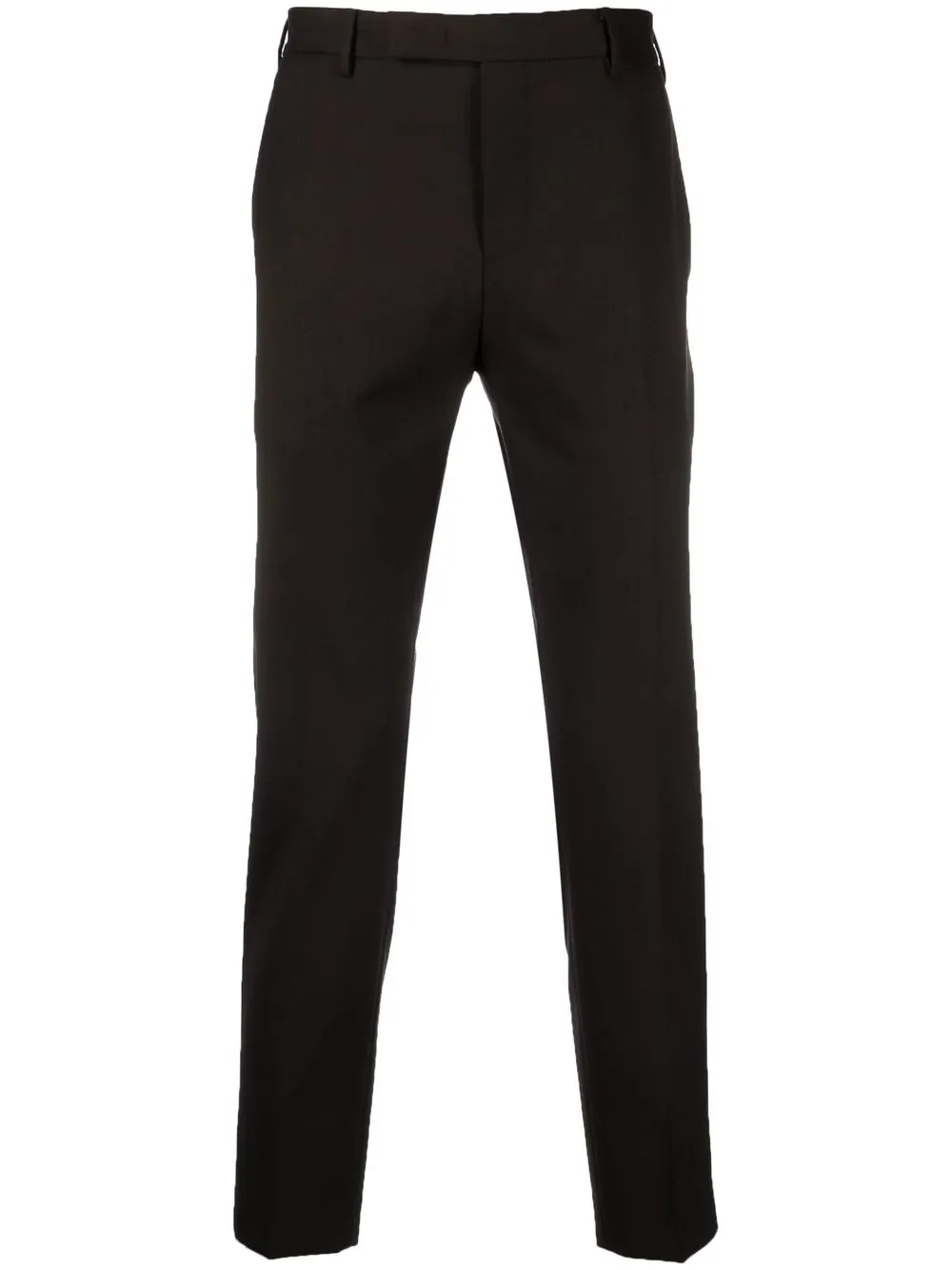 

PT Torino cropped stretch-wool chino trousers - Brown