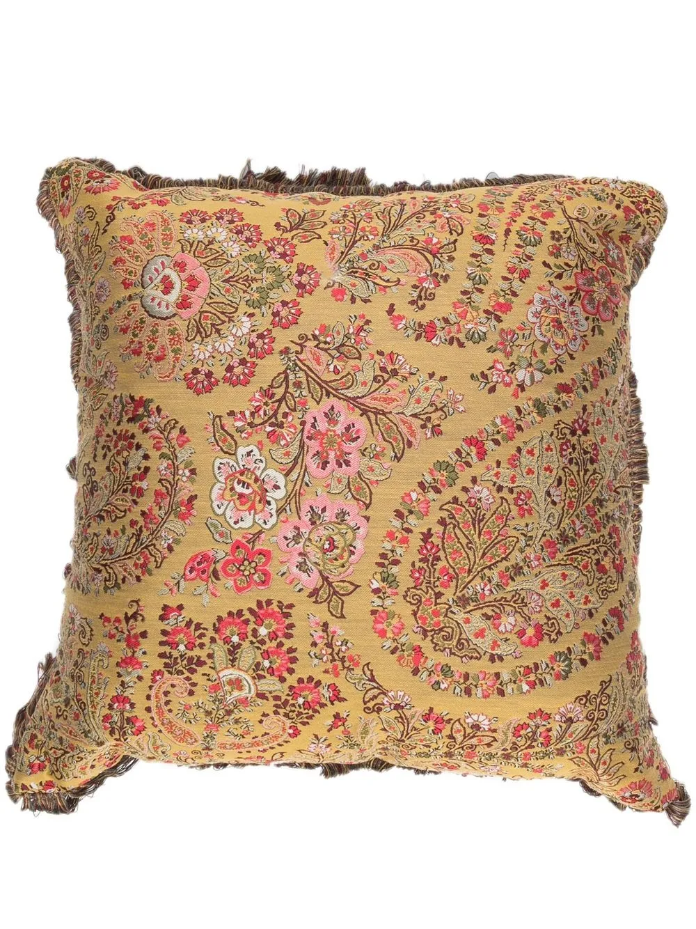 

ETRO HOME floral-print cushion - Yellow