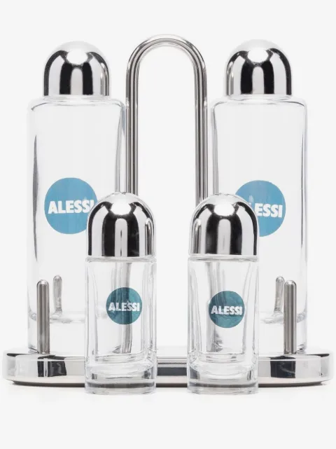 Alessi set de especieros de vidrio