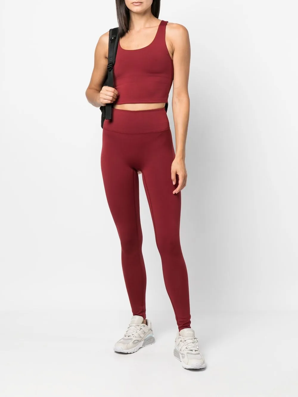 Girlfriend Collective High waist legging - Rood