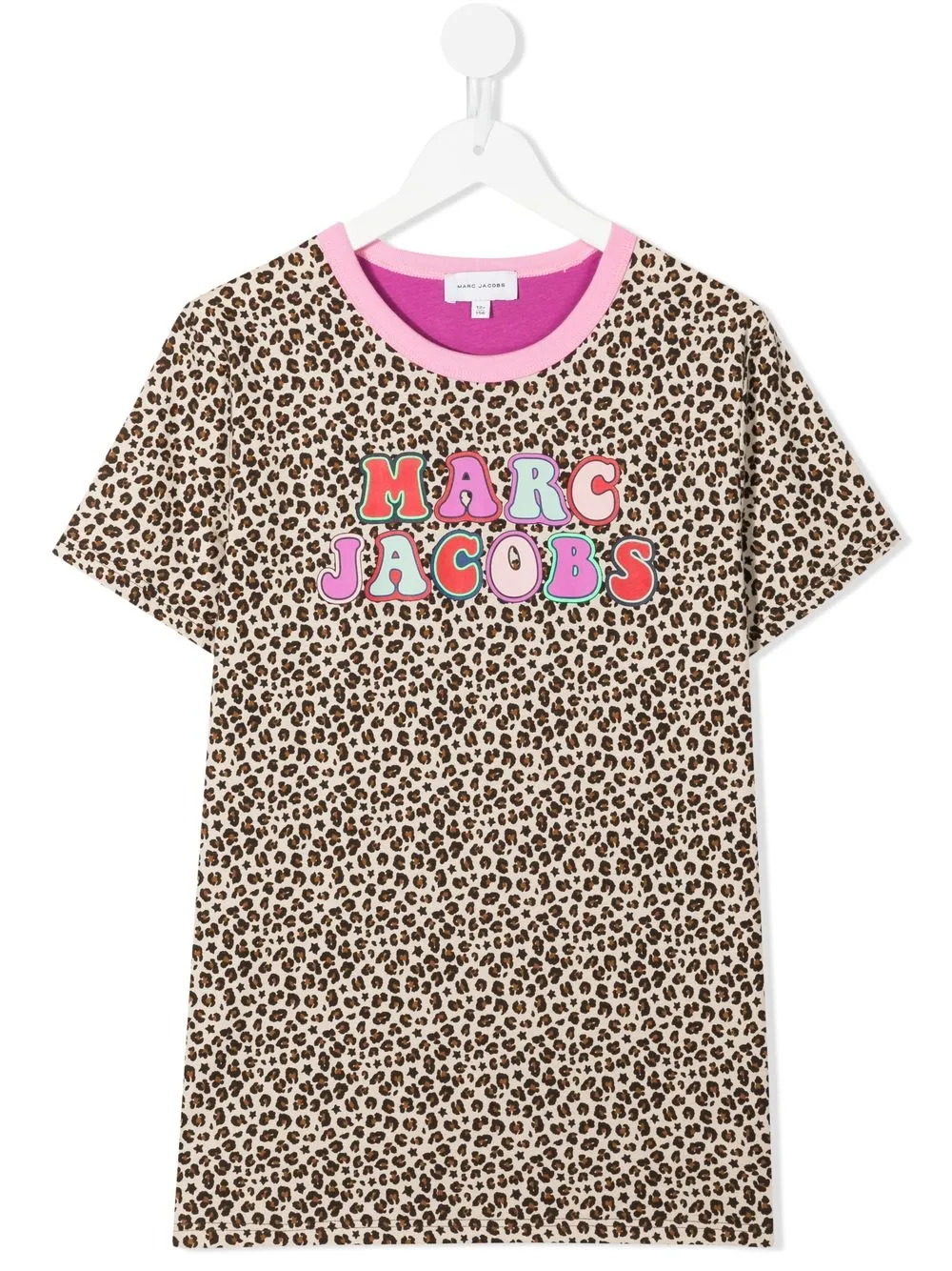 

Marc Jacobs Kids TEEN logo-print T-shirt - Brown