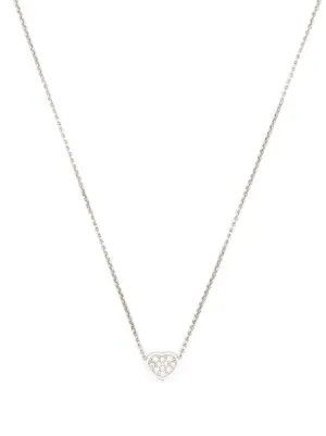 Chopard happy diamond deals heart necklace