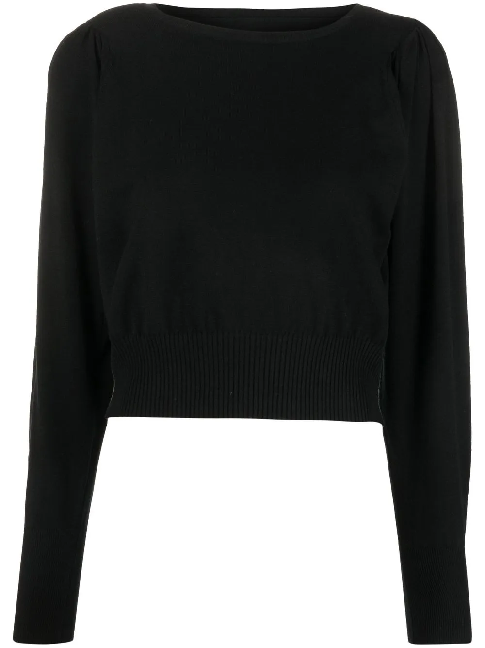 

Société Anonyme crew-neck pullover jumper - Black