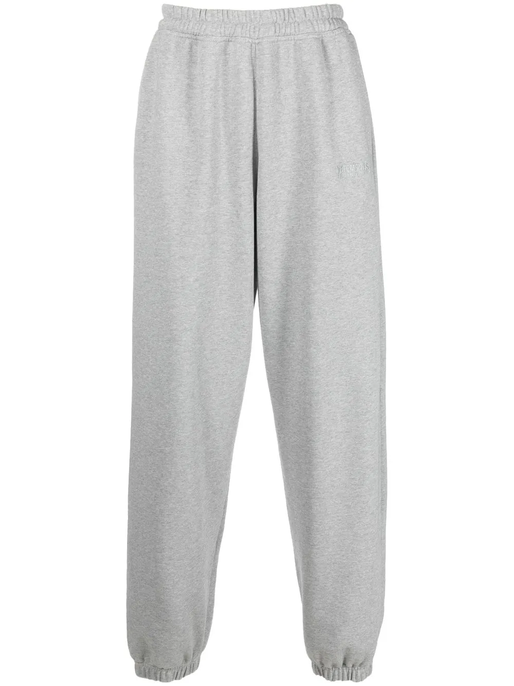 

VETEMENTS pants con logo bordado - Gris