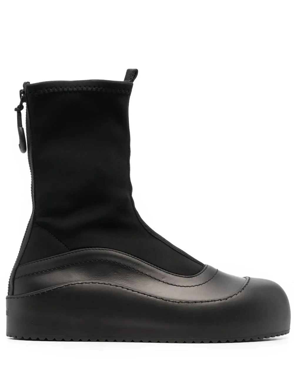 

Vic Matie botas de media pierna con plataforma plana - Negro