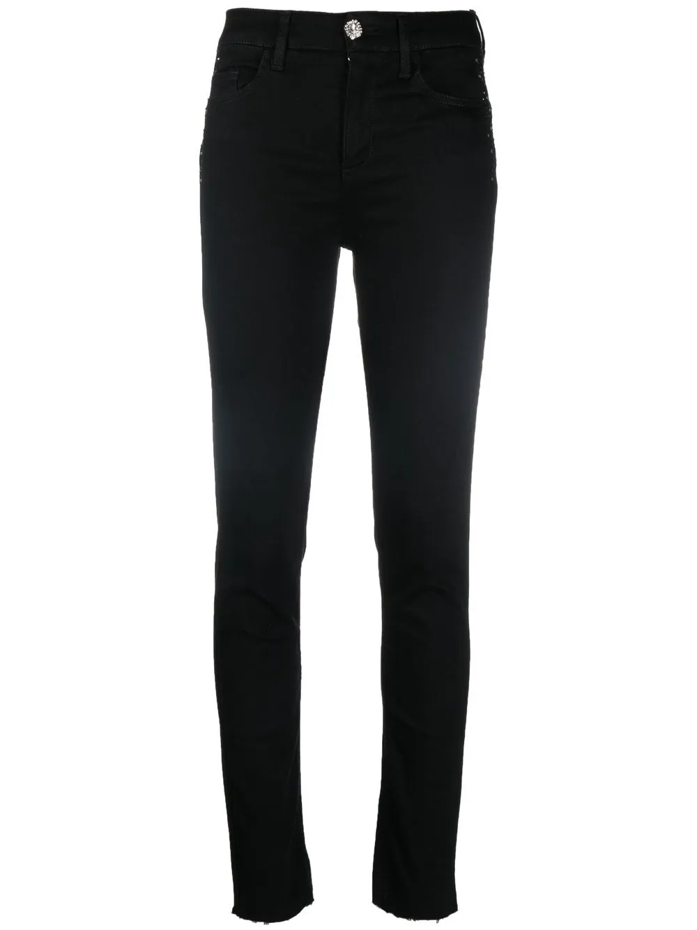 

LIU JO gemstone-appliqué skinny jeans - Black