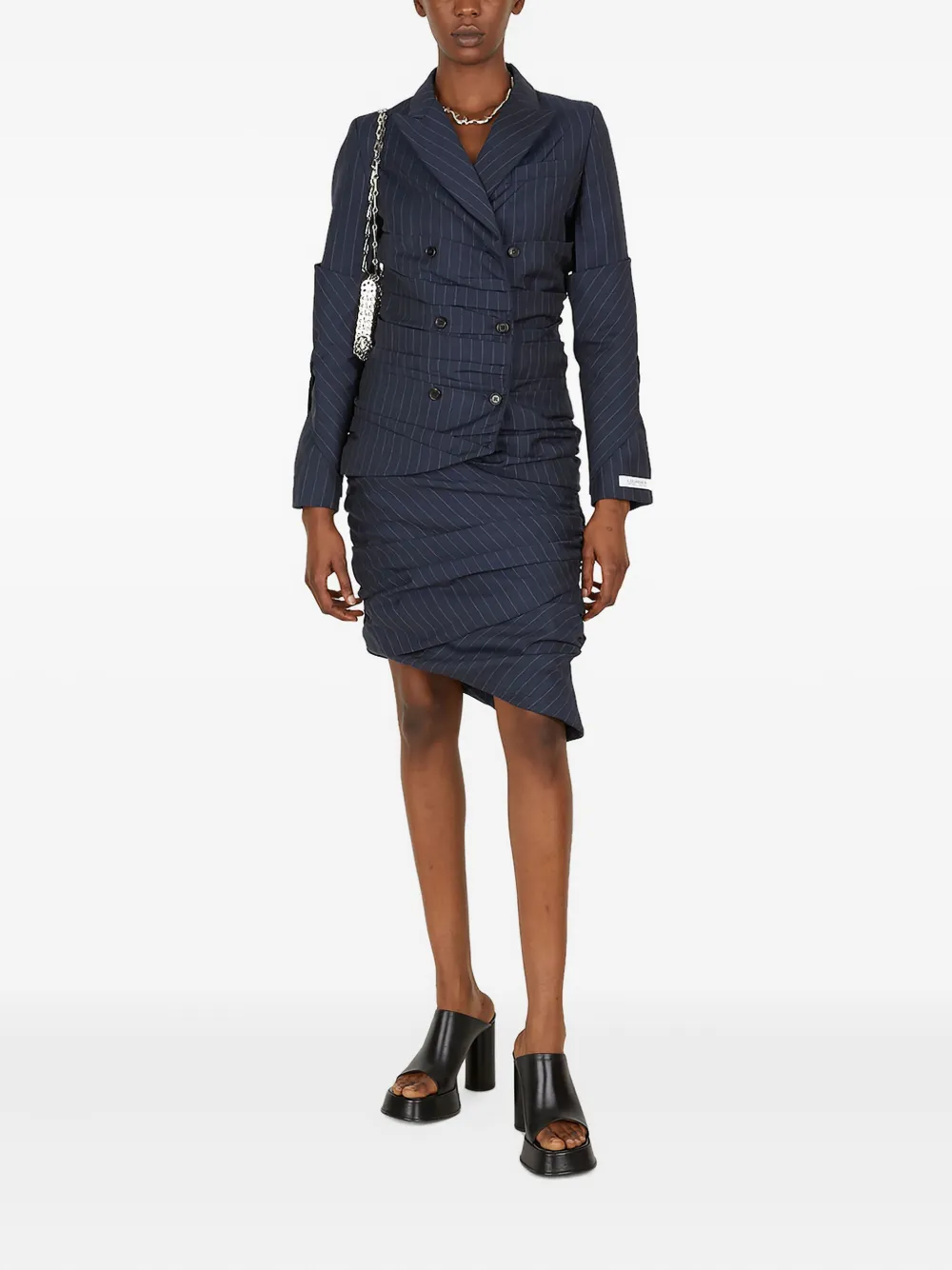 Lourdes  pinstriped double-breasted blazer | Blazers | Image 2
