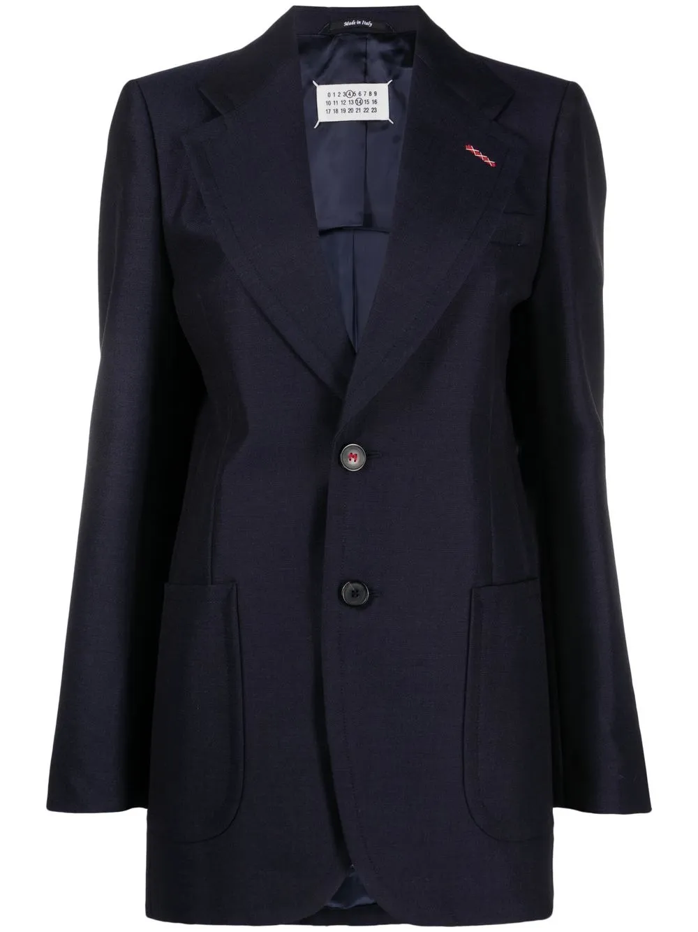 

Maison Margiela blazer con botones - Azul