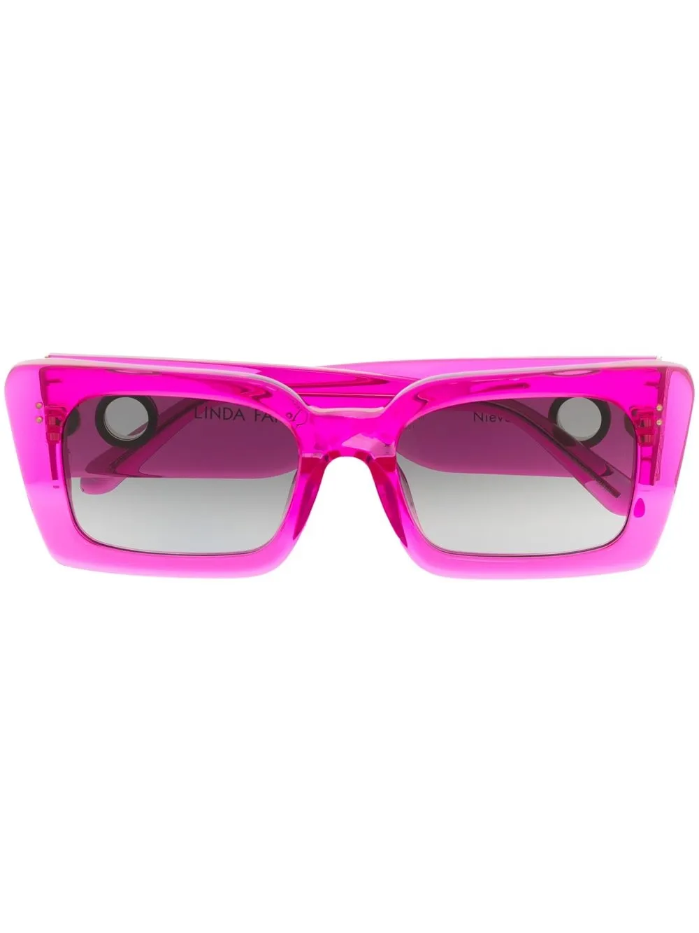 

Linda Farrow Neive tinted sunglasses - Pink