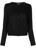 Roberto Collina wool-knit cardigan - Black