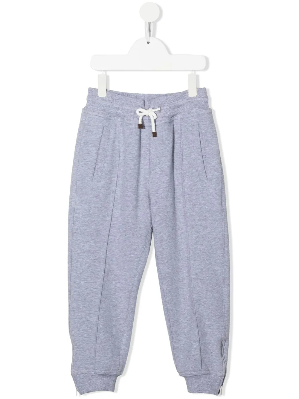 

Brunello Cucinelli Kids tapered-leg track pants - Grey