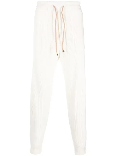 Brunello Cucinelli drawstring cashmere track pants