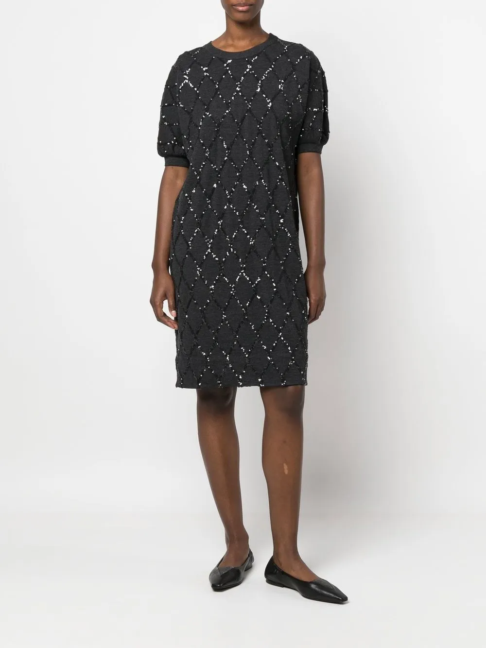 Brunello Cucinelli sequin-embellished shift dress | Day Dresses | Image 2