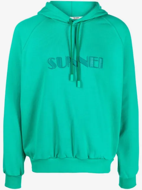 Sunnei logo drawstring hoodie