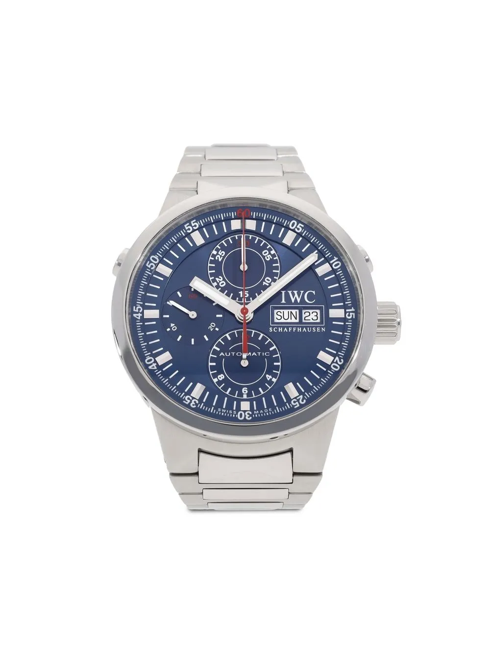 

IWC Schaffhausen reloj GST Rattrapante de 43mm 2011 pre-owned - Azul