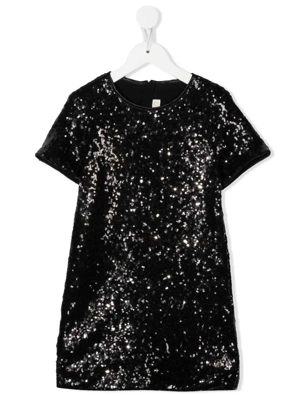 

Michael Kors Kids sequinned short-sleeve dress - Black