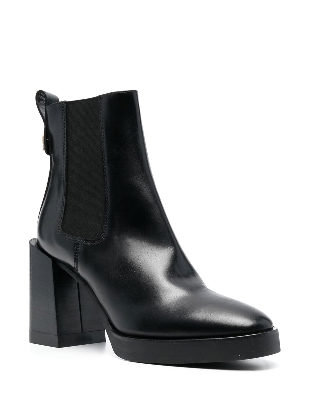 Image 2 of Furla Greta 90mm leather Chelsea boots