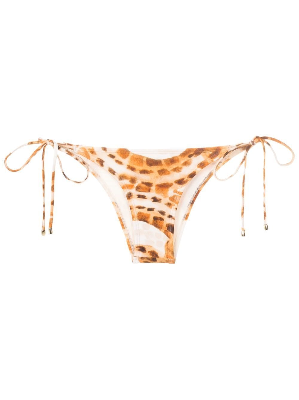 Lenny Niemeyer animal-print side-tie bikini bottoms