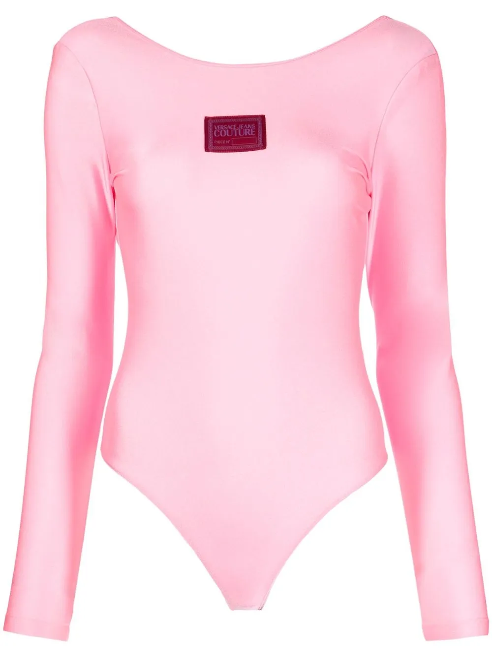 

Versace Jeans Couture open back logo body - Pink