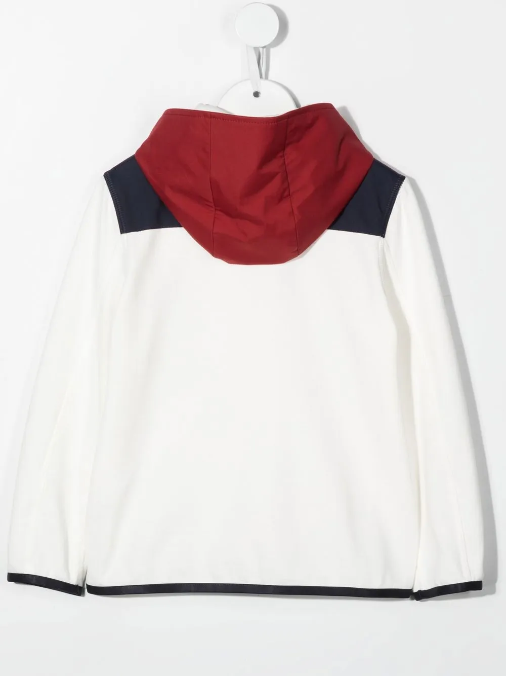 Brunello Cucinelli Kids Hoodie met colourblocking - Wit