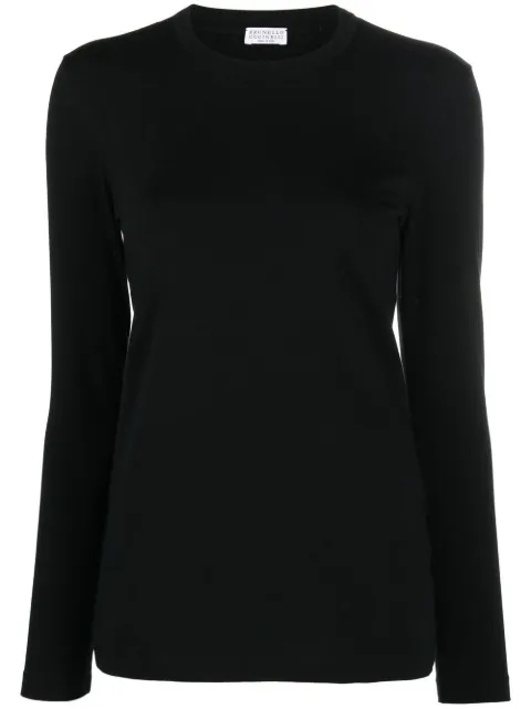 Brunello Cucinelli long-sleeve cotton T-shirt
