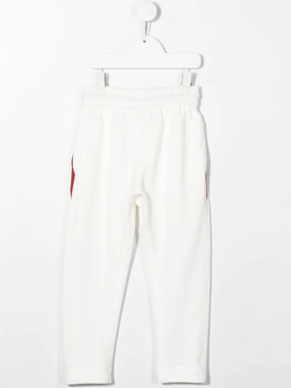 Brunello Cucinelli Kids Joggingbroek met trekkoordtaille - Wit