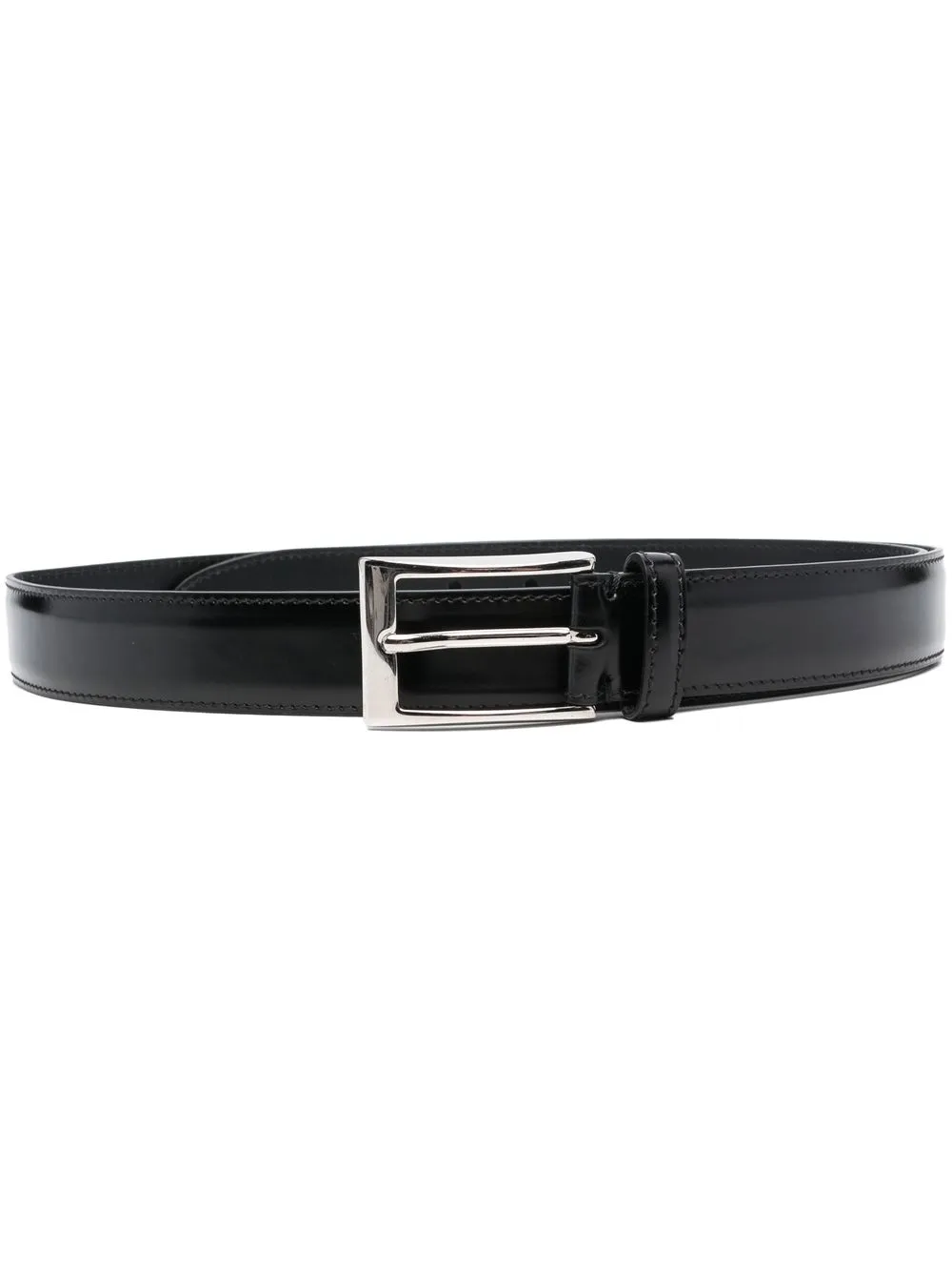 

Brunello Cucinelli leather buckle belt - Black