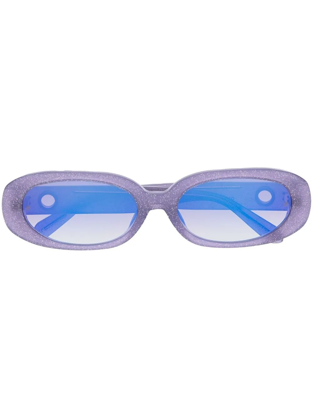 Linda Farrow lentes con armazón redonda | morado | Image 1