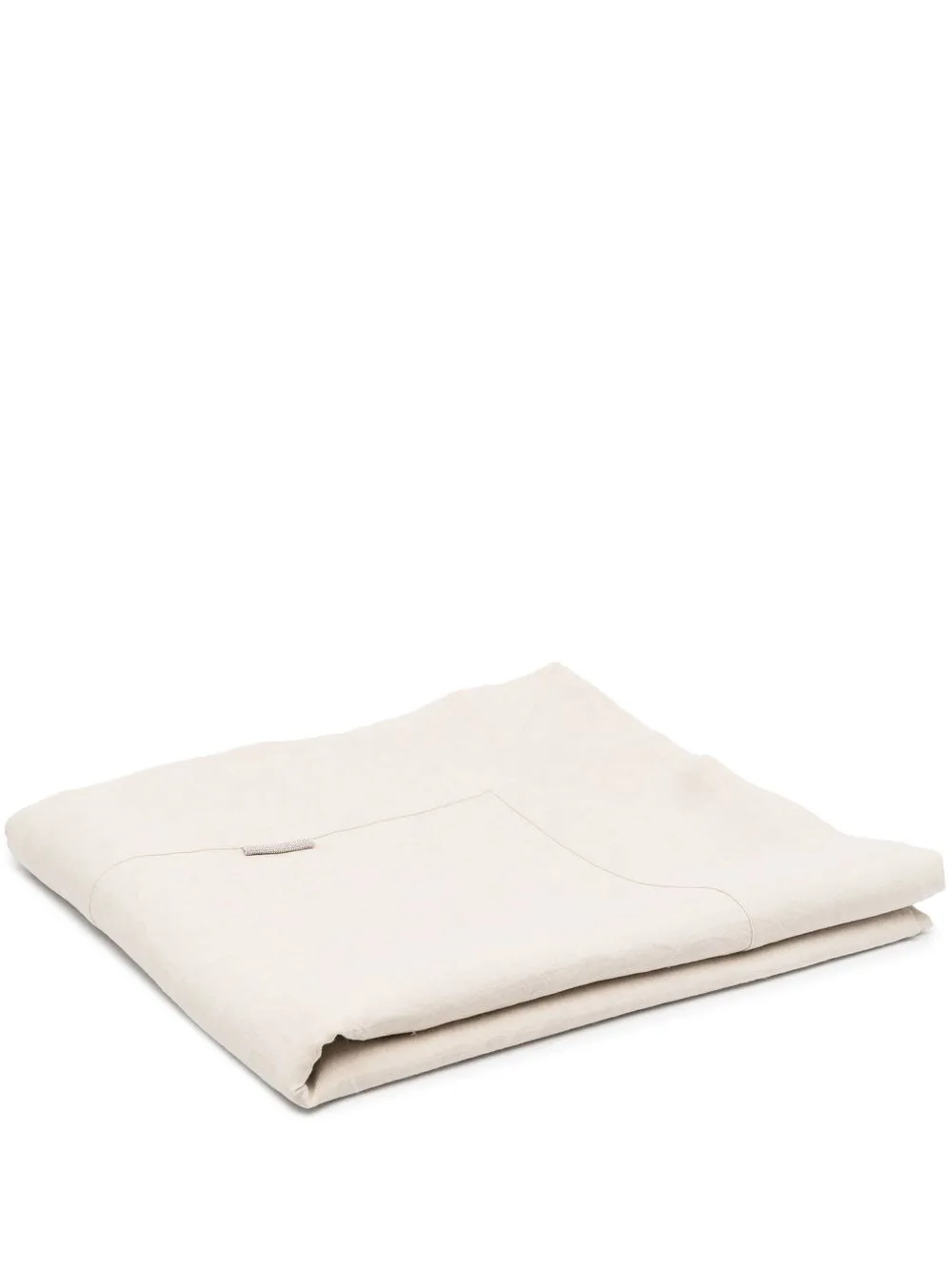 

Brunello Cucinelli sequin-embellished linen tablecloth - Neutrals