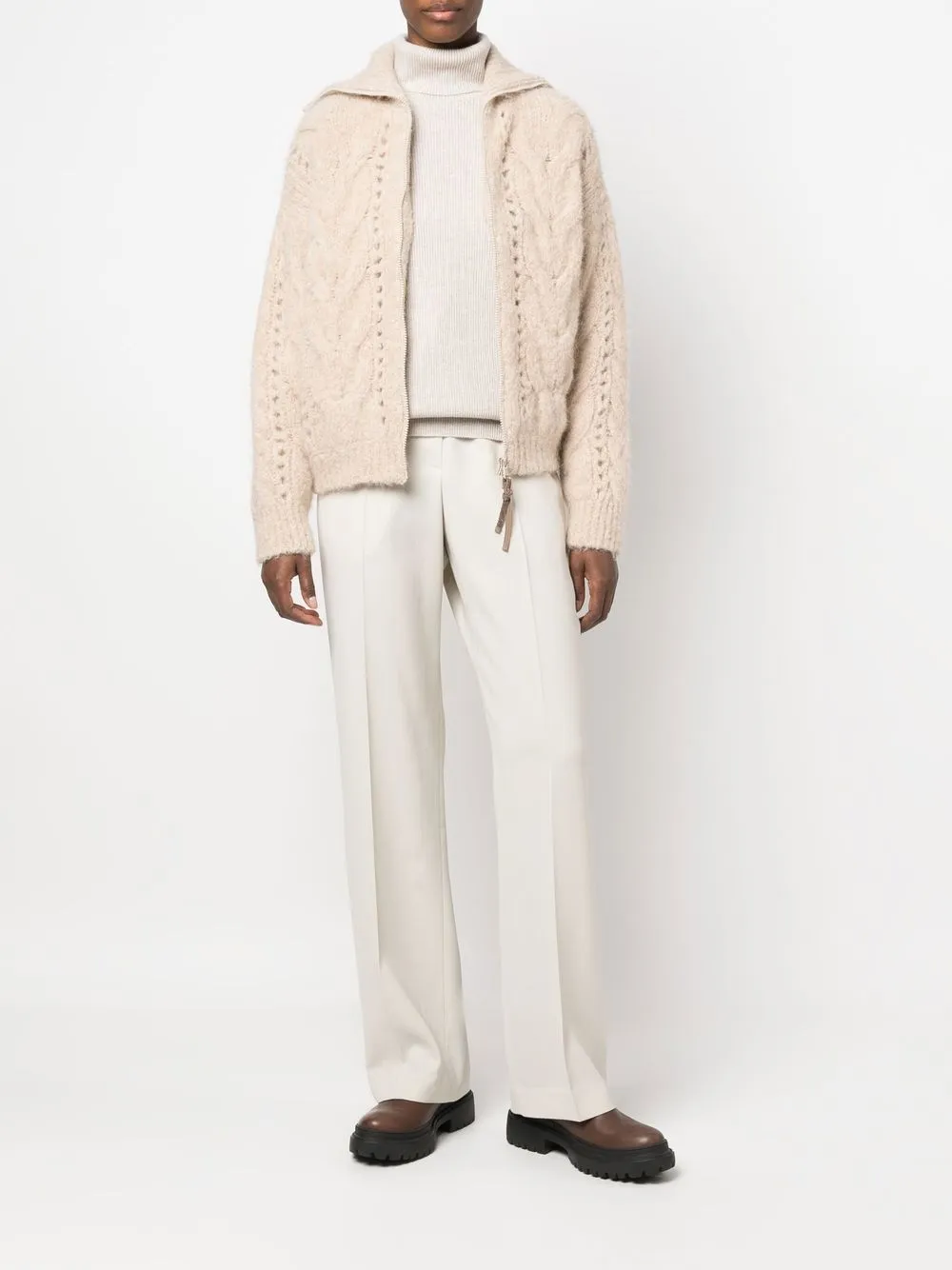 Brunello Cucinelli Straight broek - Beige
