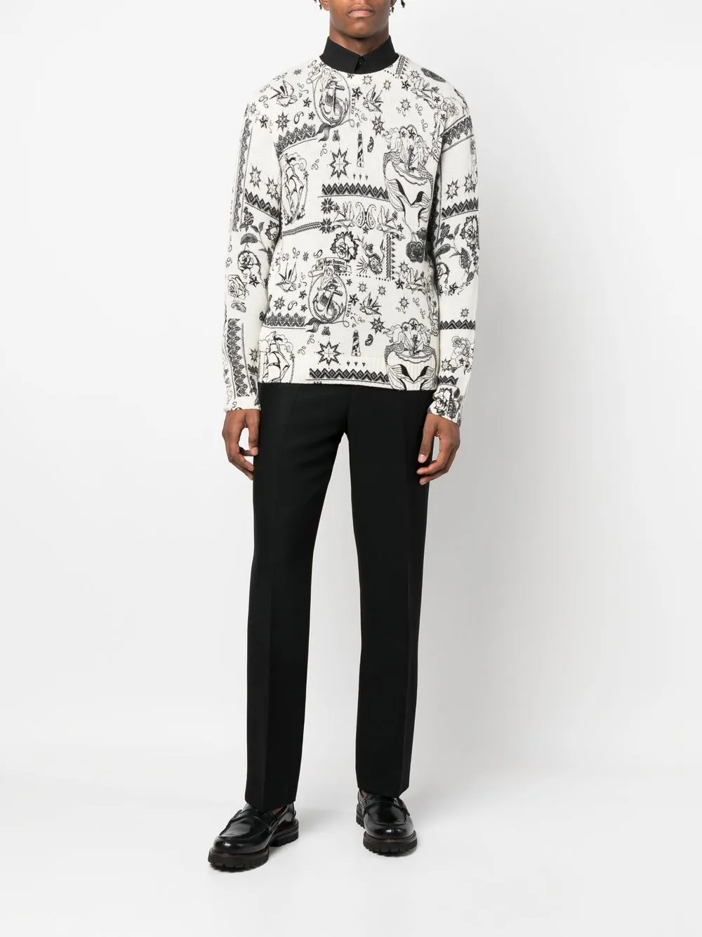 ETRO Trui met patroon - Beige