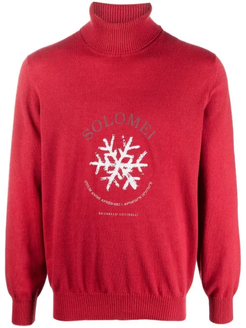 Brunello Cucinelli roll-neck cashmere jumper