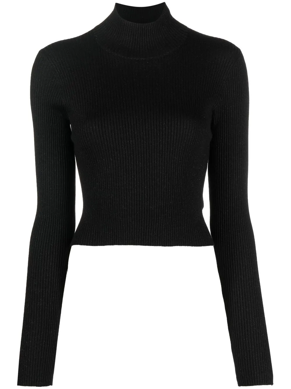 

Brunello Cucinelli ribbed-knit turtleneck top - Black