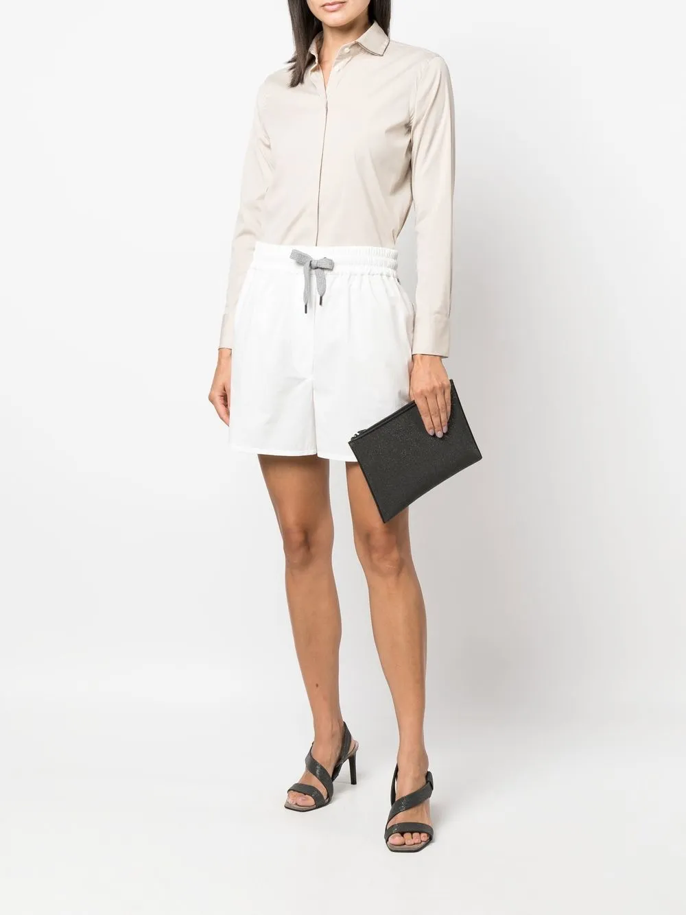 Brunello Cucinelli Katoenen blouse - Beige