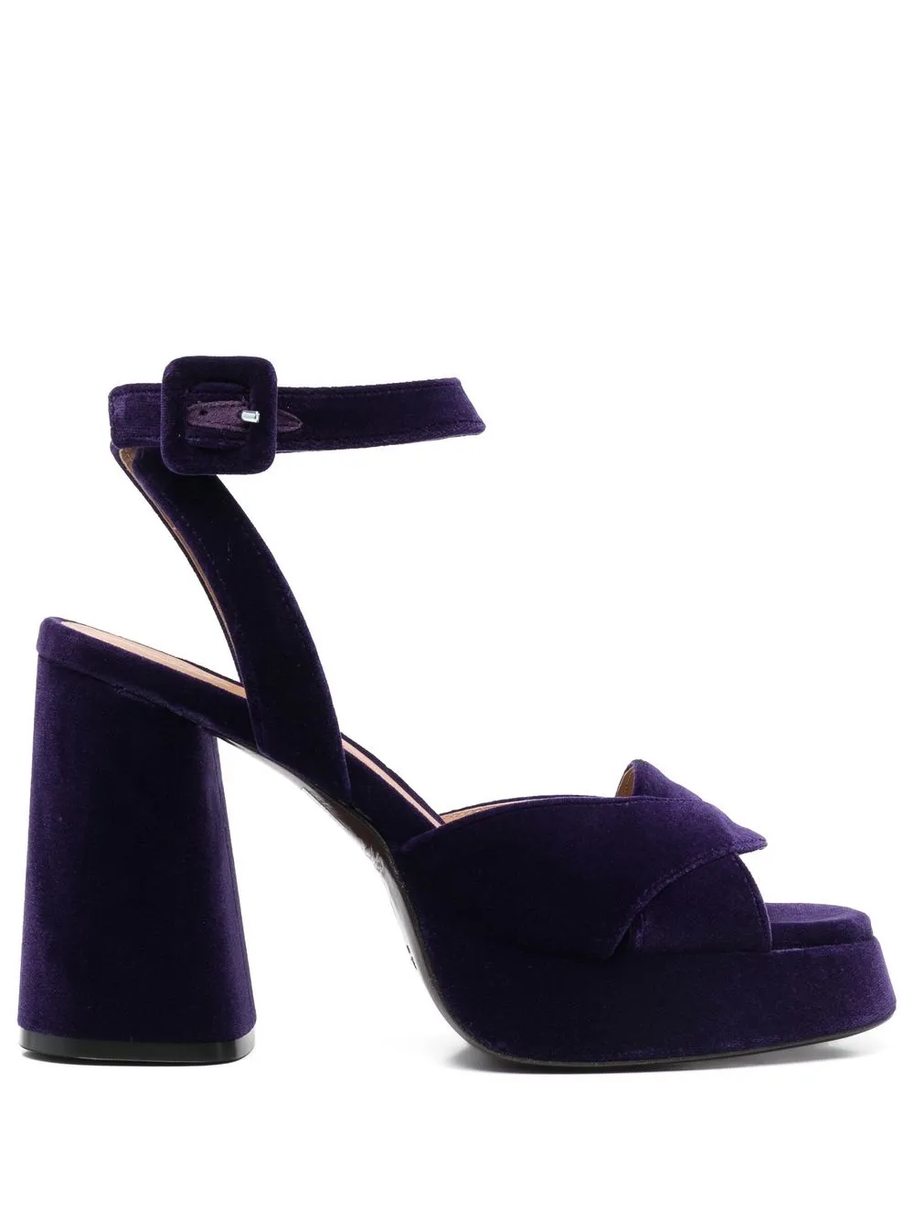 

Roberto Festa Livia velvet platform sandals - Purple