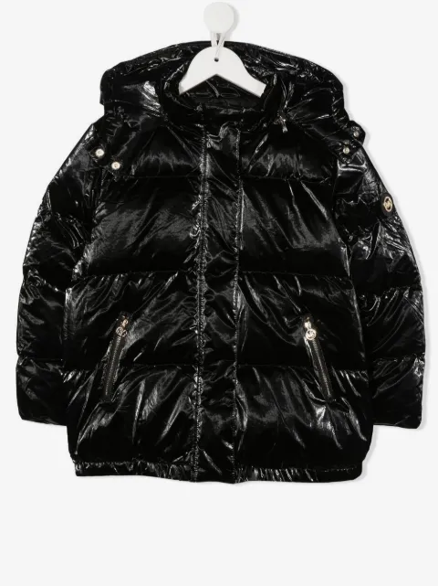 Michael Kors Kids high-shine padded jacket