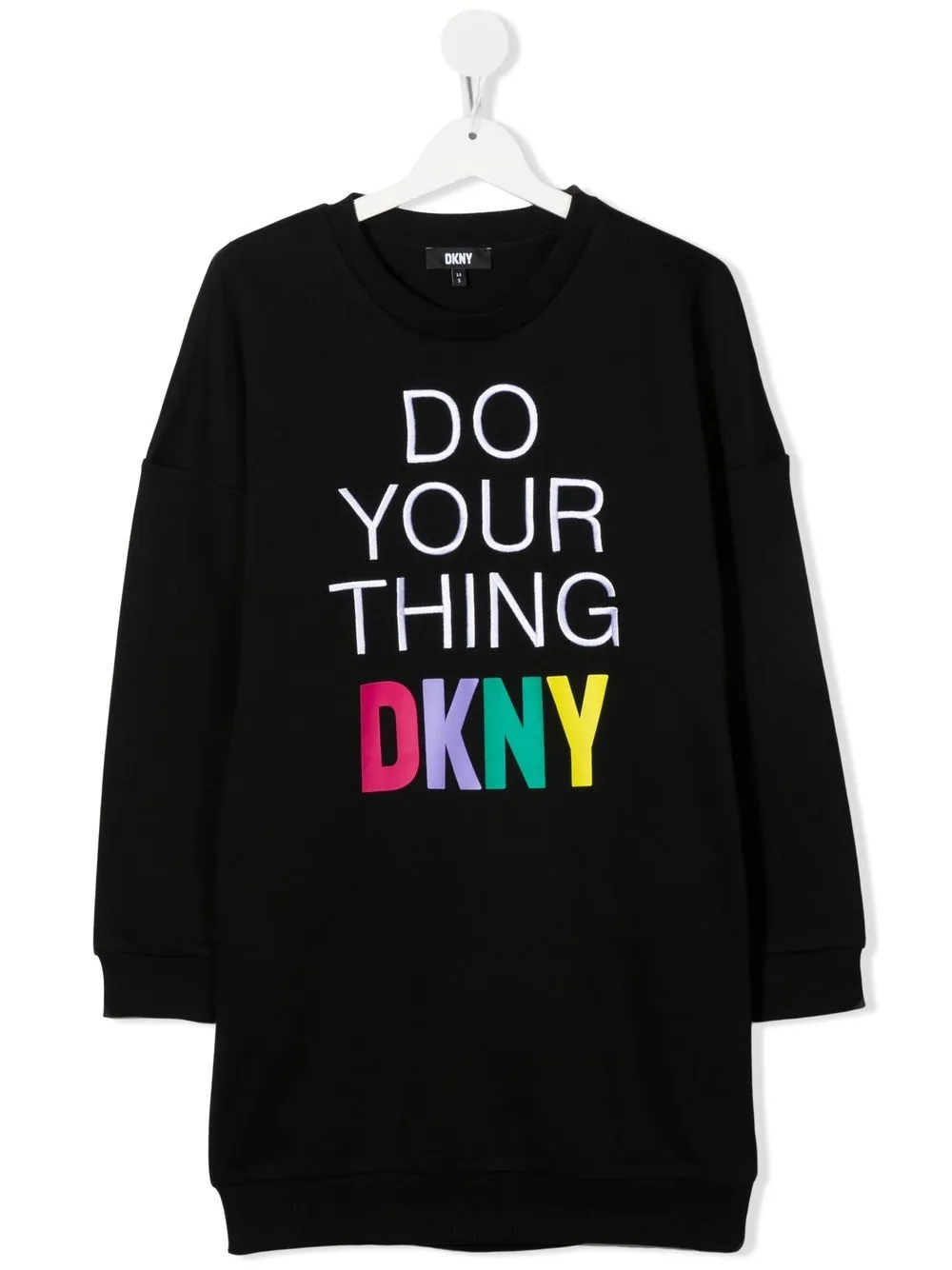 

Dkny Kids TEEN 'Do Your Thing' dress - Black