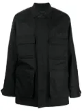 Balenciaga multi-pocket cargo shirt jacket - Black