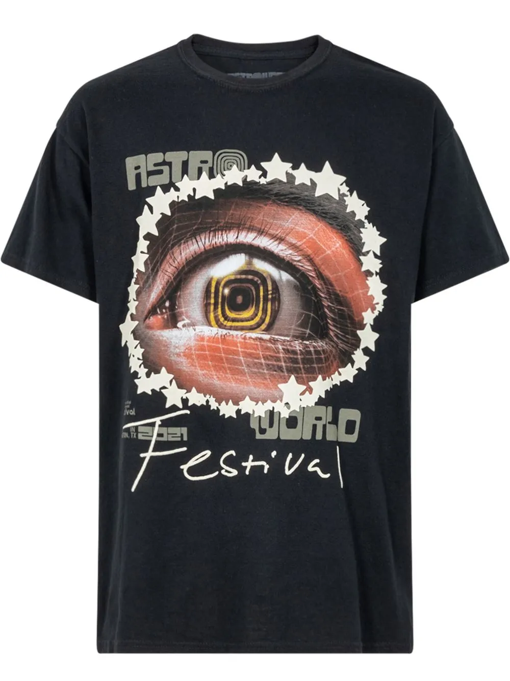 

Travis Scott playera Starry Eyed - Negro