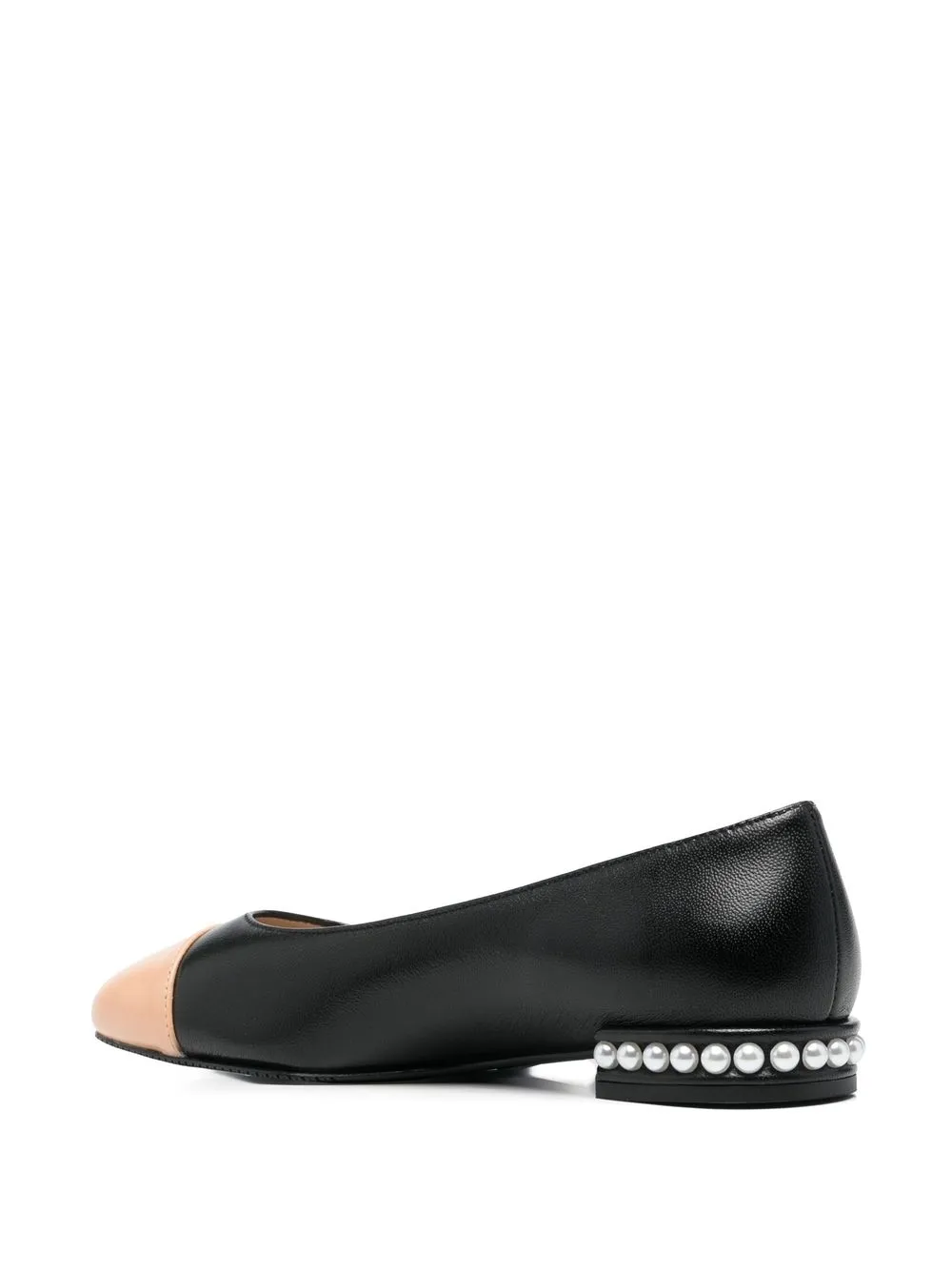 Stuart Weitzman 10mm Faux-pearl Leather Pumps In Schwarz