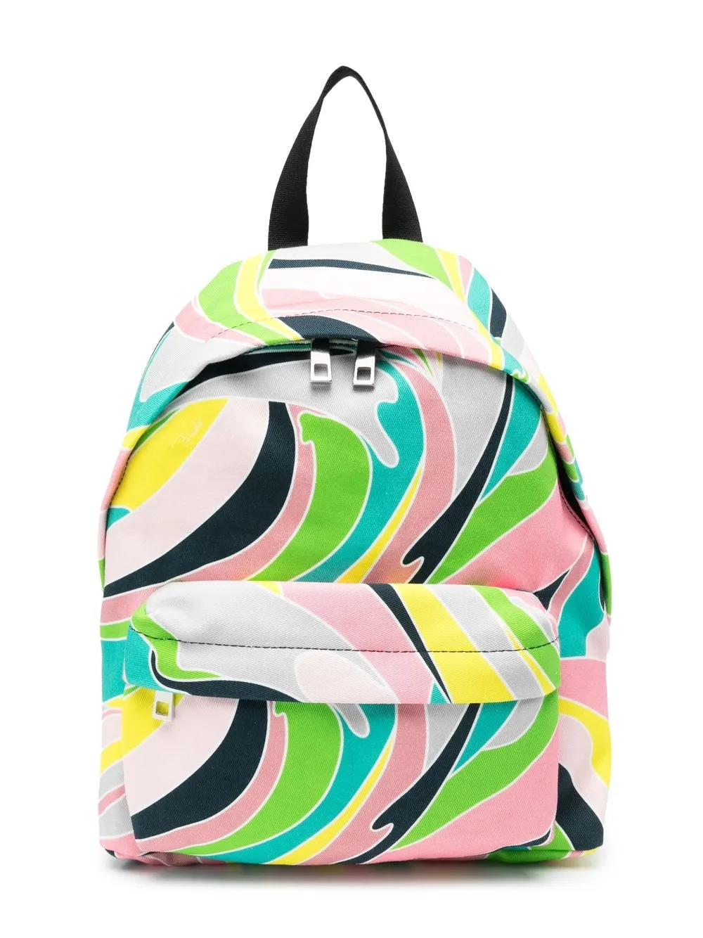 

PUCCI Junior abstract-print backpack - Yellow